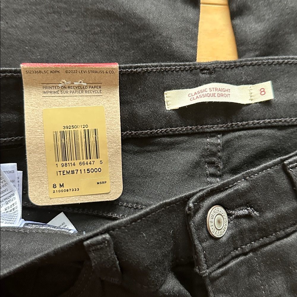 Levi's Black Jeans - Picture 4 of 7